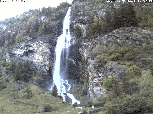Webcam fall brook waterfall